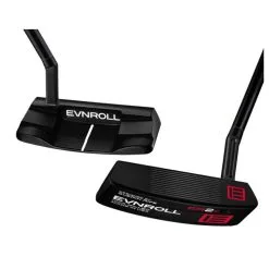 Evnroll Putters Evnroll ER2vB1 Black Short Slant MidBlade Golf Putter