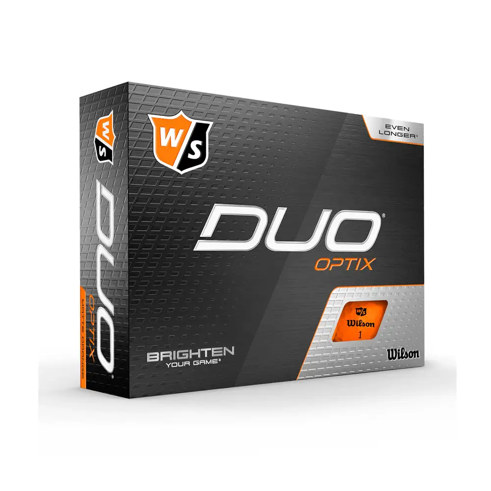 Wilson Staff Duo Optix Orange Golf Balls