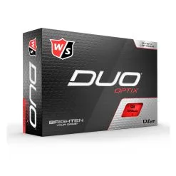 Wilson Staff Duo Optix Red Golf Balls