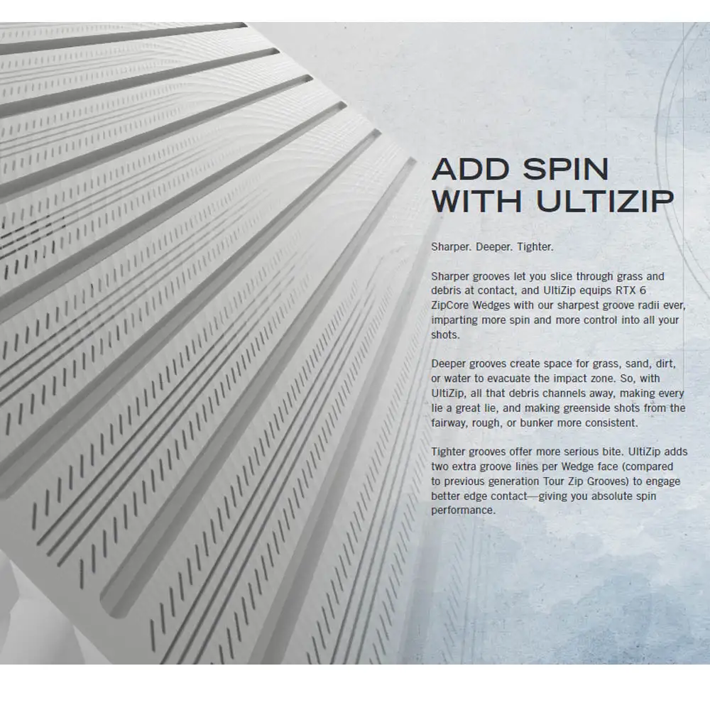 Cleveland Golf RTX6 Zipcore Tour Satin Wedge - Image 13